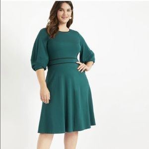 Eloquii Lantern Sleeve Dress
